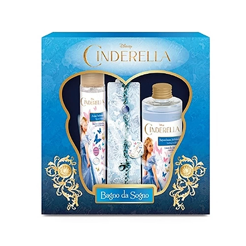 Disney - Cofanetto Cinderella Bagno Da Sogno: Bagno Schiuma 250 Ml + Acqua Profumata 75 Ml + Gadget 1 Disney - Cofanetto Cinderella Bagno Da Sogno: Bagno Schiuma 250 Ml + Acqua Profumata 75 Ml + Gadget