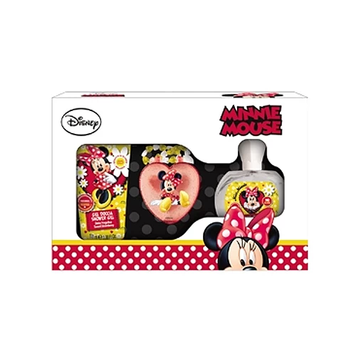 Disney - Cofanetto Minnie Mouse Cuore Prezioso - Eau De Toilette 50 Ml + Bagnoschiuma 100 Ml + Portagioie Con 3 Anelli 1 Disney - Cofanetto Minnie Mouse Cuore Prezioso - Eau De Toilette 50 Ml + Bagnoschiuma 100 Ml + Portagioie Con 3 Anelli