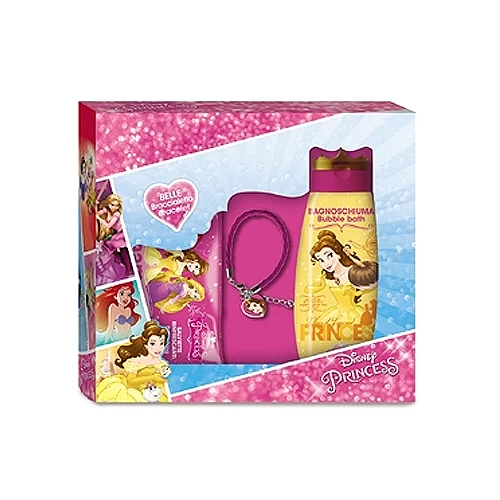 Disney Princess Disney - Cofanetto Princess Belle - Bagnoschiuma + Salviette + Braccialetto Con Ciondolo 1 Disney Princess Disney - Cofanetto Princess Belle - Bagnoschiuma + Salviette + Braccialetto Con Ciondolo