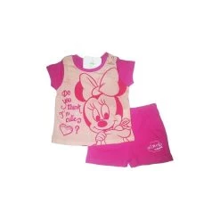 Pigiama Maglia Maglietta Pantaloncino Bimba Neonato Disney Baby Minnie 18 M