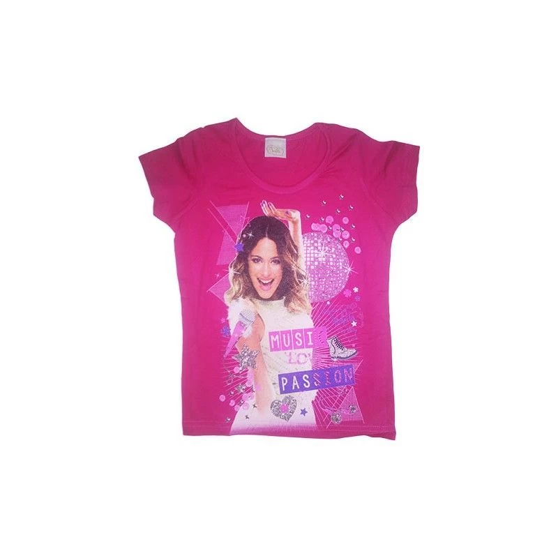 T-shirt Maglia Maglietta Bimba Bambina Disney Violetta Fucsia 12A 1 T-shirt Maglia Maglietta Bimba Bambina Disney Violetta Fucsia 12A