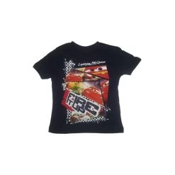 T-shirt Maglia Maglietta Bimbo Bambino Disney Cars Blu 4A
