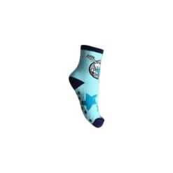 Calza Corta Calzino Antiscivolo Bimbo Bambino Disney Mickey Celeste 23-26