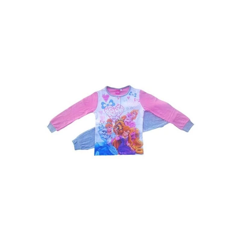 Pigiama Maglia Maglietta Pantalone Bimba Bambina Disney Principesse 7A 1 Pigiama Maglia Maglietta Pantalone Bimba Bambina Disney Principesse 7A