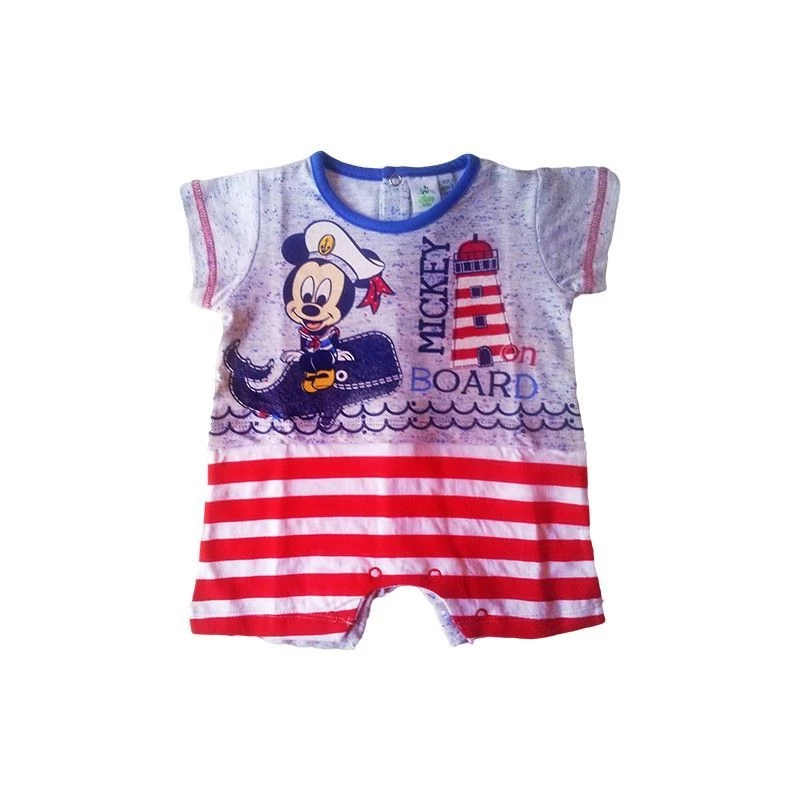 Pagliaccetto Tutina Bimbo Neonato Disney Baby Mickey Mouse Grigio 1 - 3 Mesi 1 Pagliaccetto Tutina Bimbo Neonato Disney Baby Mickey Mouse Grigio 1 - 3 Mesi