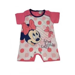 Pagliaccetto Tutina Bimba Neonato Disney Baby Minnie Rosa 3 - 6 Mesi