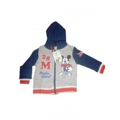 Felpa Maglia Maglietta Aperta Con Zip Bimbo Neonato Disney Baby Mickey 24 M