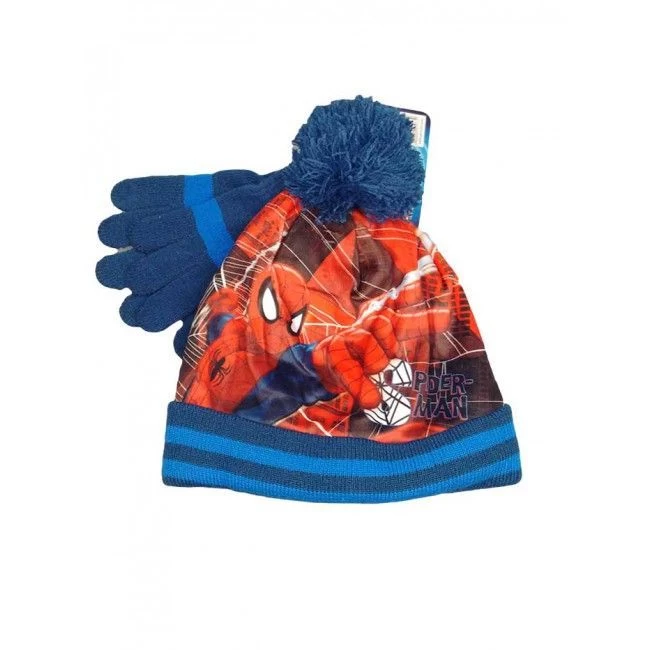 Disney Baby Set 2pz Cappello Cappellino Pon Pon Guanti Bimbo Bambino Uomo Ragno Spiderman Blu Tg 52 1 Disney Baby Set 2pz Cappello Cappellino Pon Pon Guanti Bimbo Bambino Uomo Ragno Spiderman Blu Tg 52