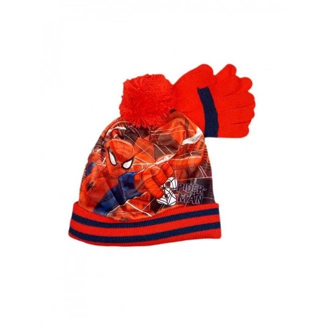 Disney Baby Set 2pz Cappello Cappellino Pon Pon Guanti Bimbo Bambino Uomo Ragno Spiderman Rosso Tg 52 1 Disney Baby Set 2pz Cappello Cappellino Pon Pon Guanti Bimbo Bambino Uomo Ragno Spiderman Rosso Tg 52