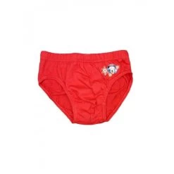 Slip Natale Mutandina Bimbo Bambino Disney Mickey Rosso 4-5 Anni