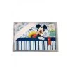 Completo 3pz Lettino Culla Bimbo Neonato Lenzuolo Stampa Mickey Disney Baby Bianco Blu TU