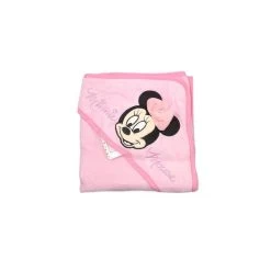 Accappatoio Triangolo Bimba Neonato Spugna Minnie Disney Baby TU