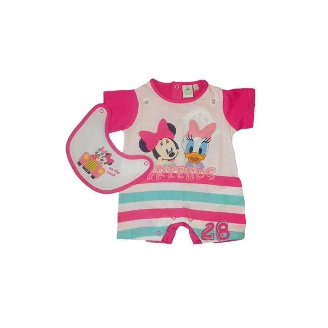 Pagliaccetto Tutina Bavetta Bimba Neonato Disney Baby Minnie Fucsia 6 - 9 Mesi 1 Pagliaccetto Tutina Bavetta Bimba Neonato Disney Baby Minnie Fucsia 6 - 9 Mesi