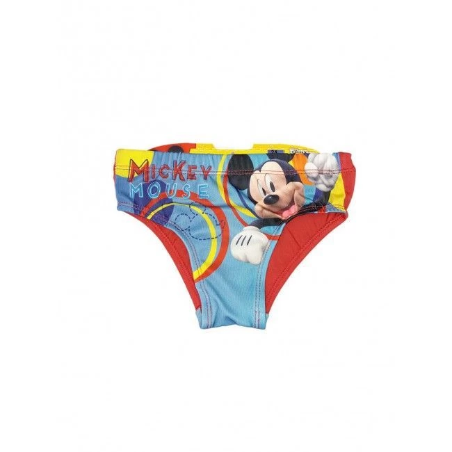 Costumino Costume Da Bagno Slip Bimbo Bambino Disney Mickey Rosso 4A 1 Costumino Costume Da Bagno Slip Bimbo Bambino Disney Mickey Rosso 4A