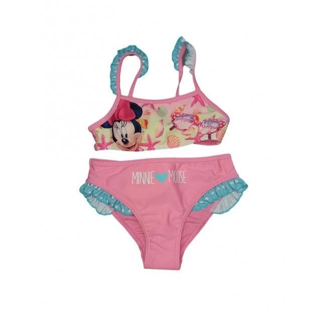 Costumino Costume Da Bagno 2 Pezzi Bikini Bimba Bambina Disney Minnie Rosa 4A 1 Costumino Costume Da Bagno 2 Pezzi Bikini Bimba Bambina Disney Minnie Rosa 4A