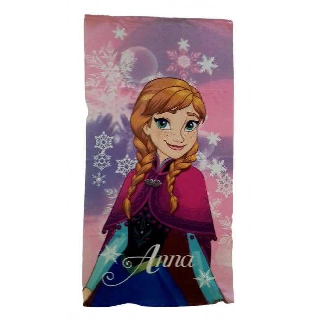 Telo Asciugamano Mare Bimba Spugna Anna Disney Frozen Rosa TU 1 Telo Asciugamano Mare Bimba Spugna Anna Disney Frozen Rosa TU