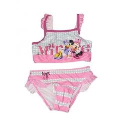 Costumino Costume Da Bagno 2 Pezzi Bimba Bambina Disney Minnie E Paperina 7A