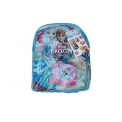 Set Mare Zaino Telo Cappello Costumino Slip Costume Da Bagno Bimba Bambina Disney Frozen Fucsia 4A