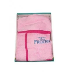 Disney Baby Accappatoio Bimba Spugna Cotone Neonato Disney Frozen Rosa 36 M