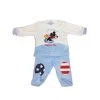 Completo 2pezzi Ciniglia Bimbo Neonato Disney Baby Mickey Panna Cielo 3 M