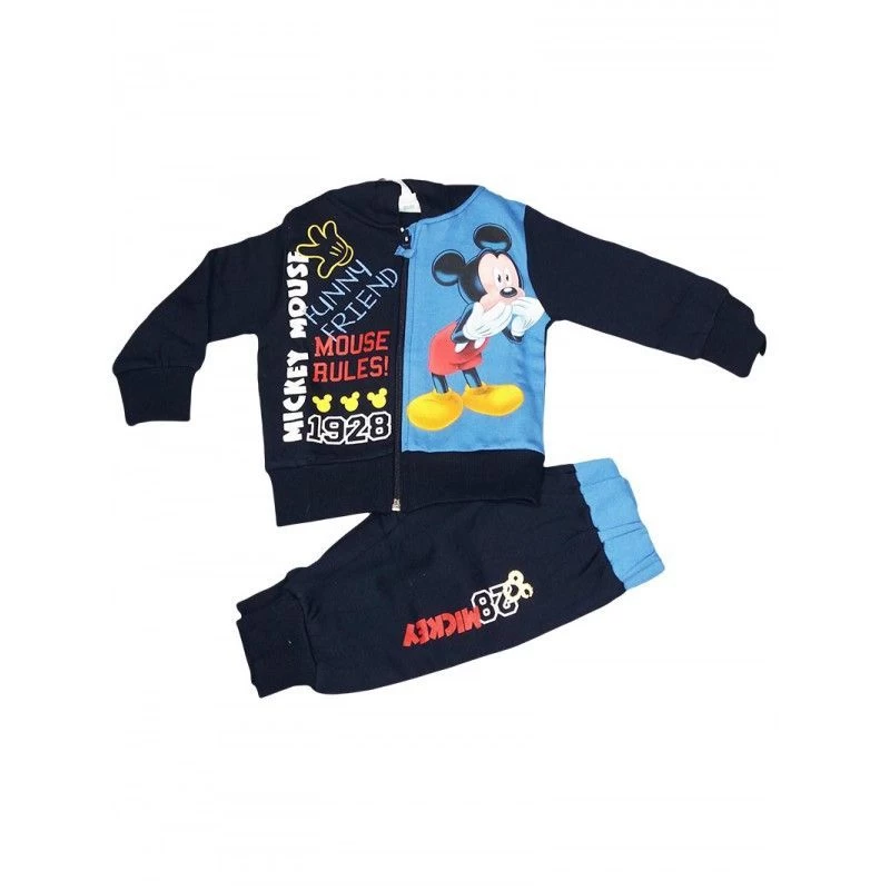 Completo Tuta 2pezzi Maglia Maglietta Pantalone Bimbo Neonato Disney Baby Mickey 6 - 9 Mesi 1 Completo Tuta 2pezzi Maglia Maglietta Pantalone Bimbo Neonato Disney Baby Mickey 6 - 9 Mesi