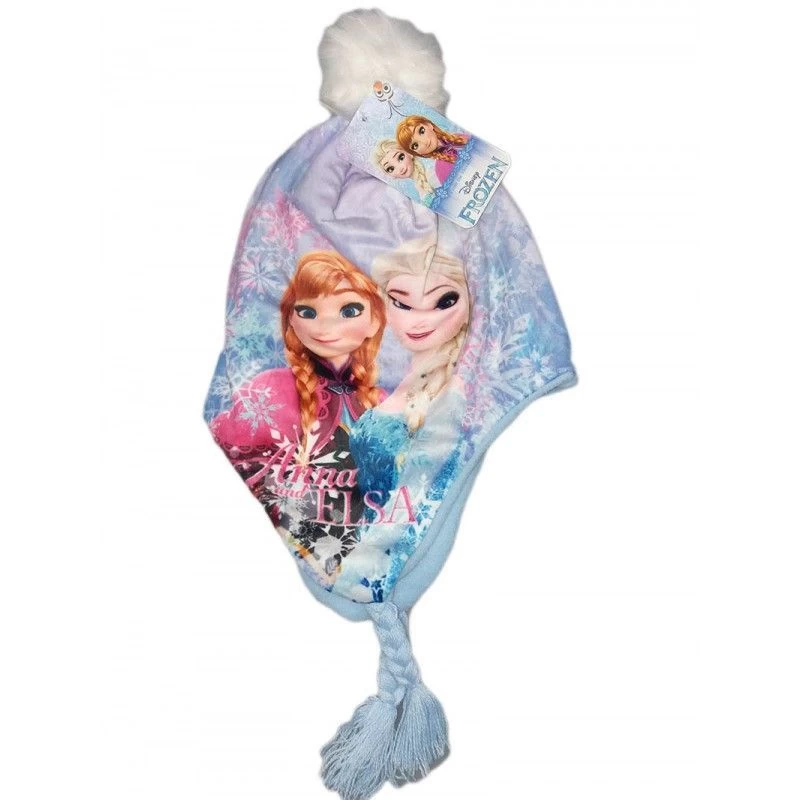 Cappello Paraorecchie Pon Pon Bimba Bambina Disney Frozen Cielo Tg 52 1 Cappello Paraorecchie Pon Pon Bimba Bambina Disney Frozen Cielo Tg 52