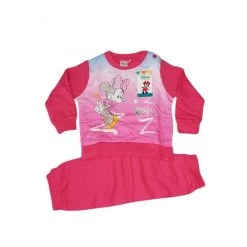Pigiama Maglia Maglietta Pantalone Bimba Neonato Disney Baby Minnie Fucsia 24 M