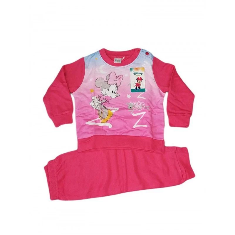 Pigiama Maglia Maglietta Pantalone Bimba Neonato Disney Baby Minnie Fucsia 12 M 1 Pigiama Maglia Maglietta Pantalone Bimba Neonato Disney Baby Minnie Fucsia 12 M