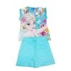 Pigiama Maglia Maglietta Pantaloncino Bimba Bambina Disney Frozen Turchese 5A