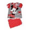 Pigiama Maglia Maglietta Pantaloncino Bimba Bambina Disney Minnie Mouse Rosso 5A