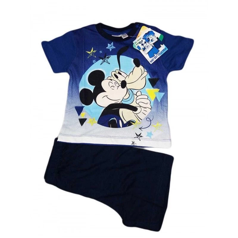 Pigiama Maglia Maglietta Pantaloncino Bimbo Neonato Disney Mickey Mouse Blu 12 M 1 Pigiama Maglia Maglietta Pantaloncino Bimbo Neonato Disney Mickey Mouse Blu 12 M