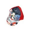 Cappello Berretto Bimbo Disney Baby Mickey Mouse Rosso Tg 48