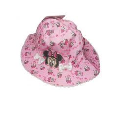 Disney Baby Cappellino Cappello Pescatore Bimba Disney Minnie Rosa Tg 50